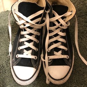 Black High Top Converse